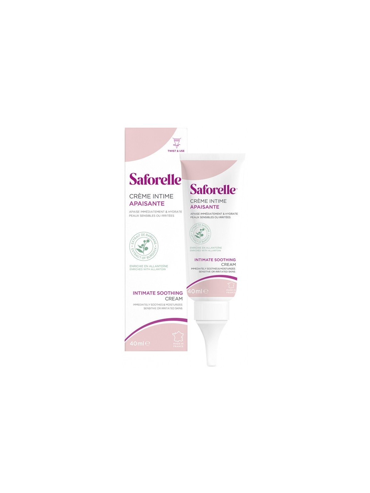 Saforelle crème apaisante intime 40ml