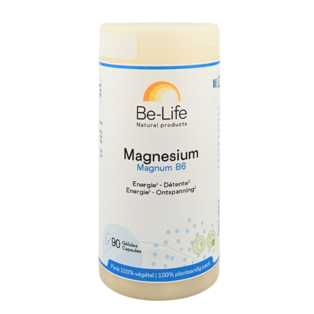 BE-LIFE Magnésium Magnum B6 Boite de 90 Gélules