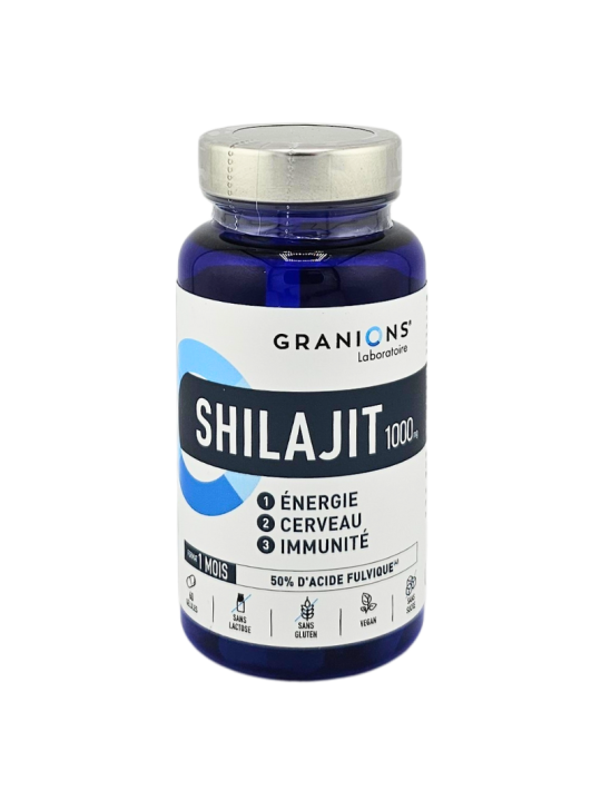 GRANIONS Shilajit 1000mg Boite de 60 gélules
