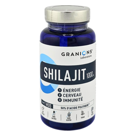 GRANIONS Shilajit 1000mg Boite de 60 gélules