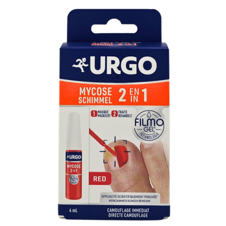 URGO Filmogel Mycose des Ongles 2 En 1 Rouge 4ml