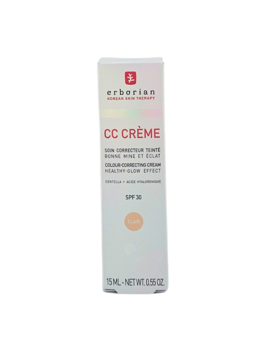 ERBORIAN CC Crème Soin Correcteur Teinté Clair SPF 30 15 ML
