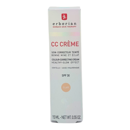 ERBORIAN CC Crème Soin Correcteur Teinté Clair SPF 30 15 ML