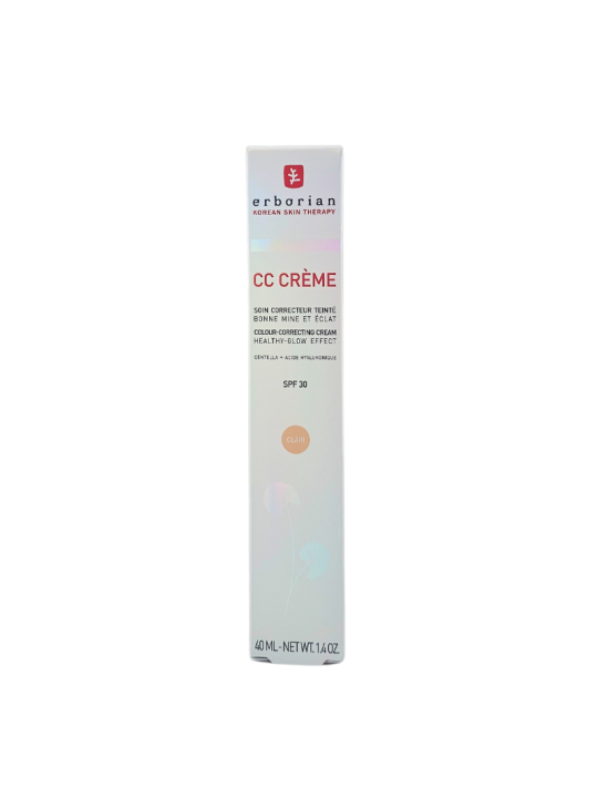 ERBORIAN CC Crème Soin Correcteur Teinté Clair SPF30 40 ML