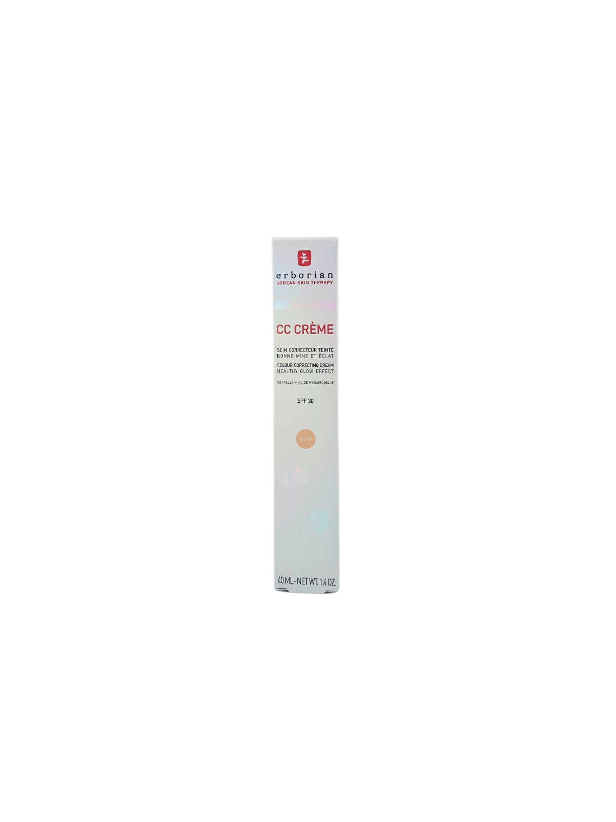 ERBORIAN CC Crème Soin Correcteur Teinté Clair SPF30 40 ML