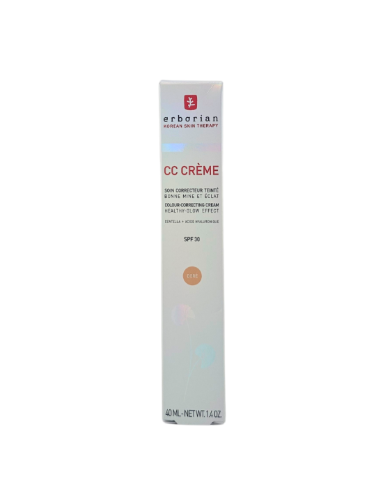 ERBORIAN CC Crème Soin Correcteur Teinté Doré SPF30 40 ML