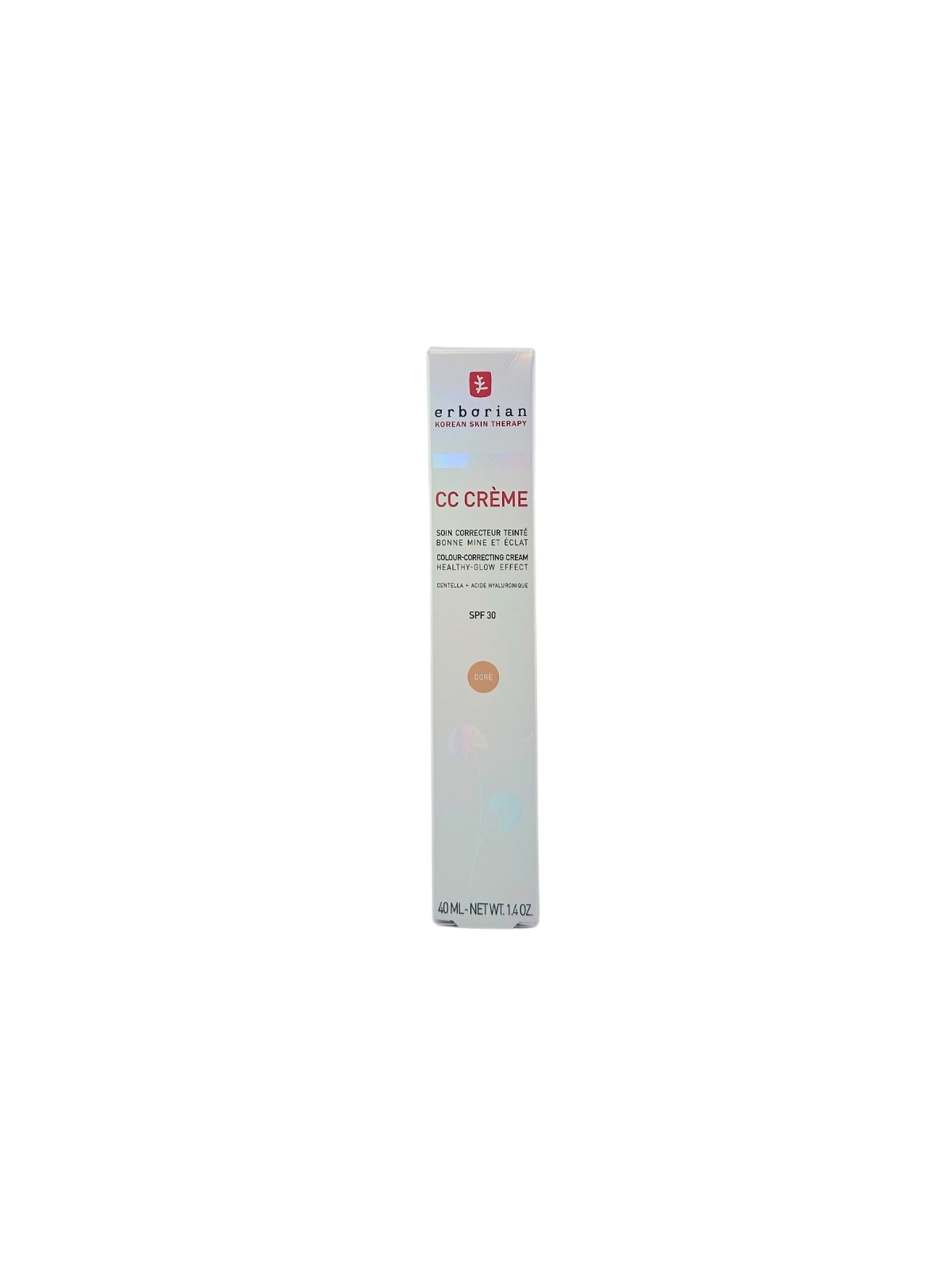 ERBORIAN CC Crème Soin Correcteur Teinté Doré SPF30 40 ML