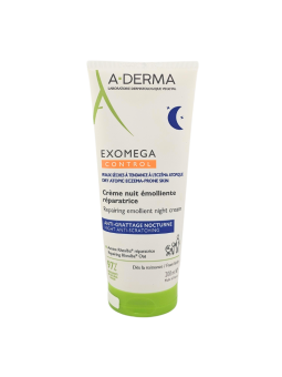 A-DERMA Exomega Control Crème Nuit Émolliente 200ml