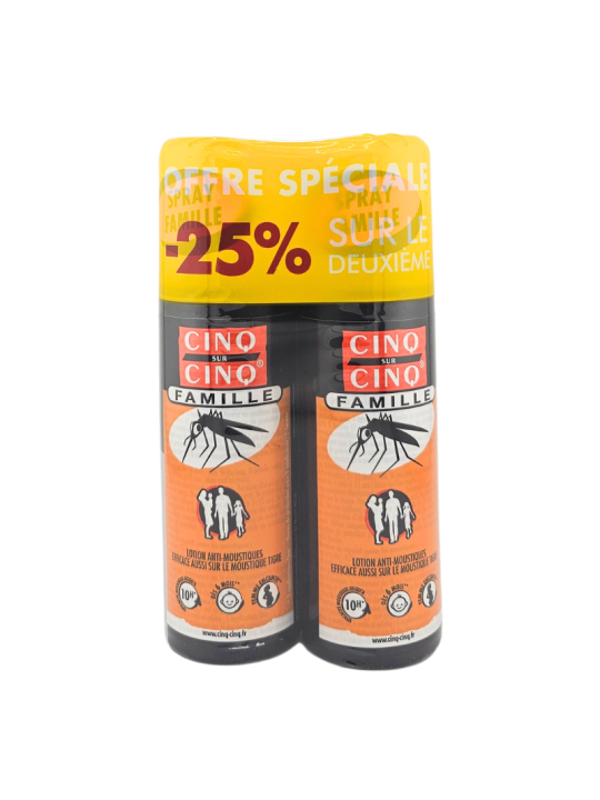 CINQ SUR CINQ Spray Famille 2x100ml