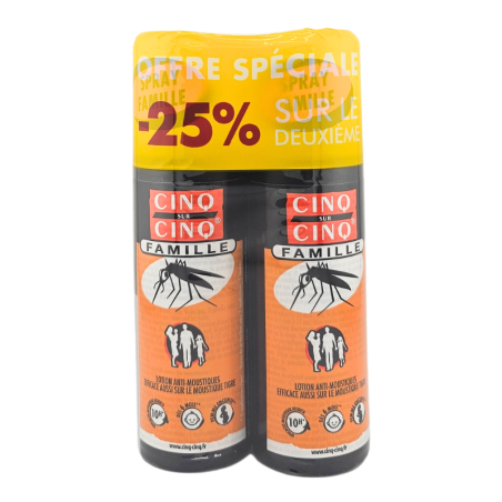 CINQ SUR CINQ Spray Famille 2x100ml