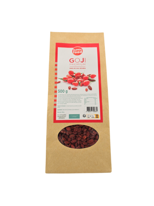 Exopharme baies de goji premium sèchées 500mg