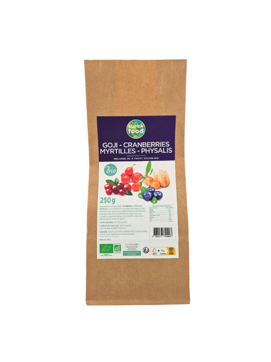 EXOPHARM Goji, Cranberries, Myrtilles, Physalis 250g