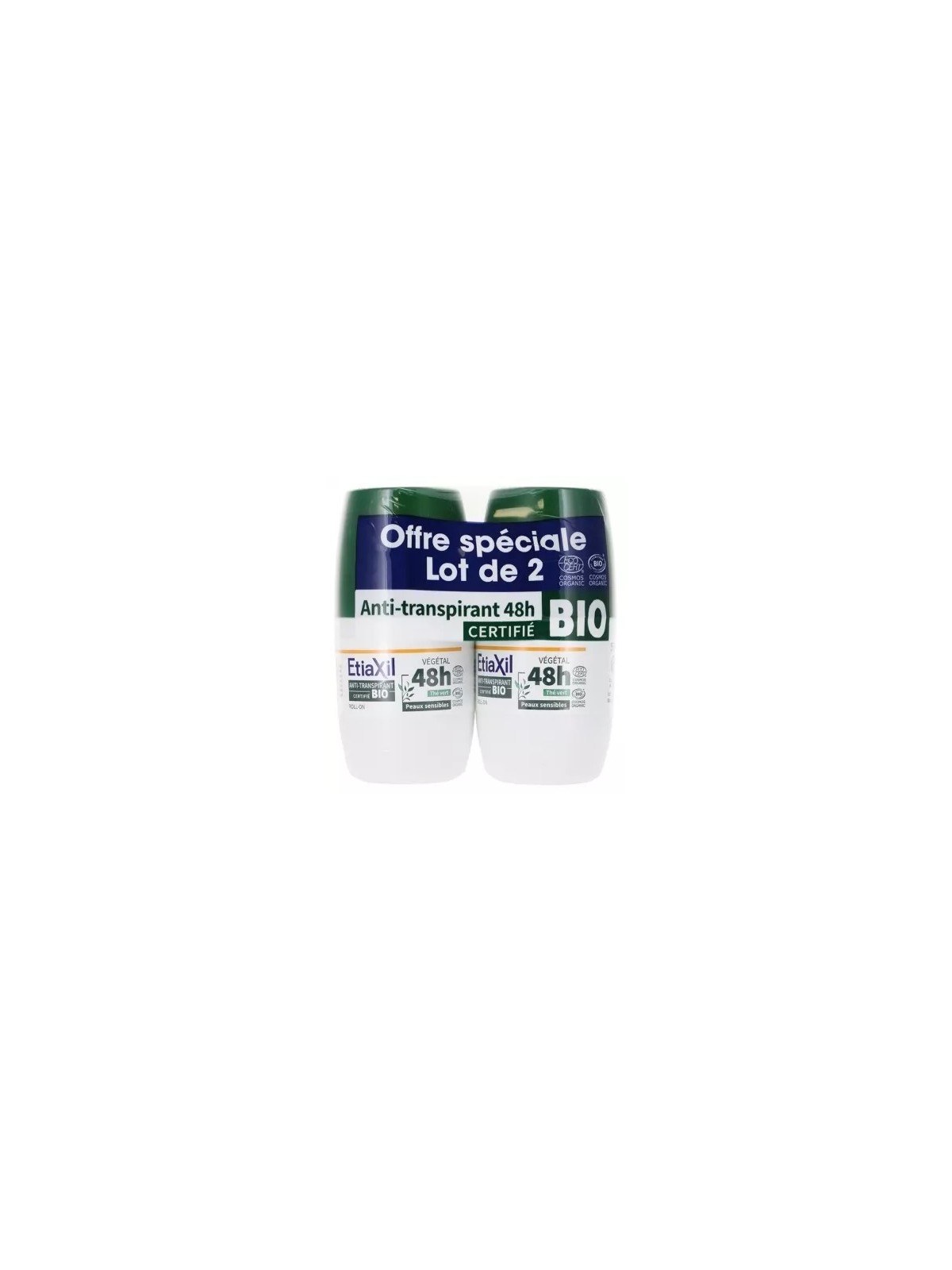 ETIAXIL Anti-Transpirant Végétal au Thé Bio 2X15ML
