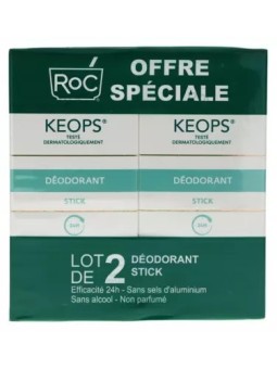ROC Keops Déodorant Stick 2x40ML
