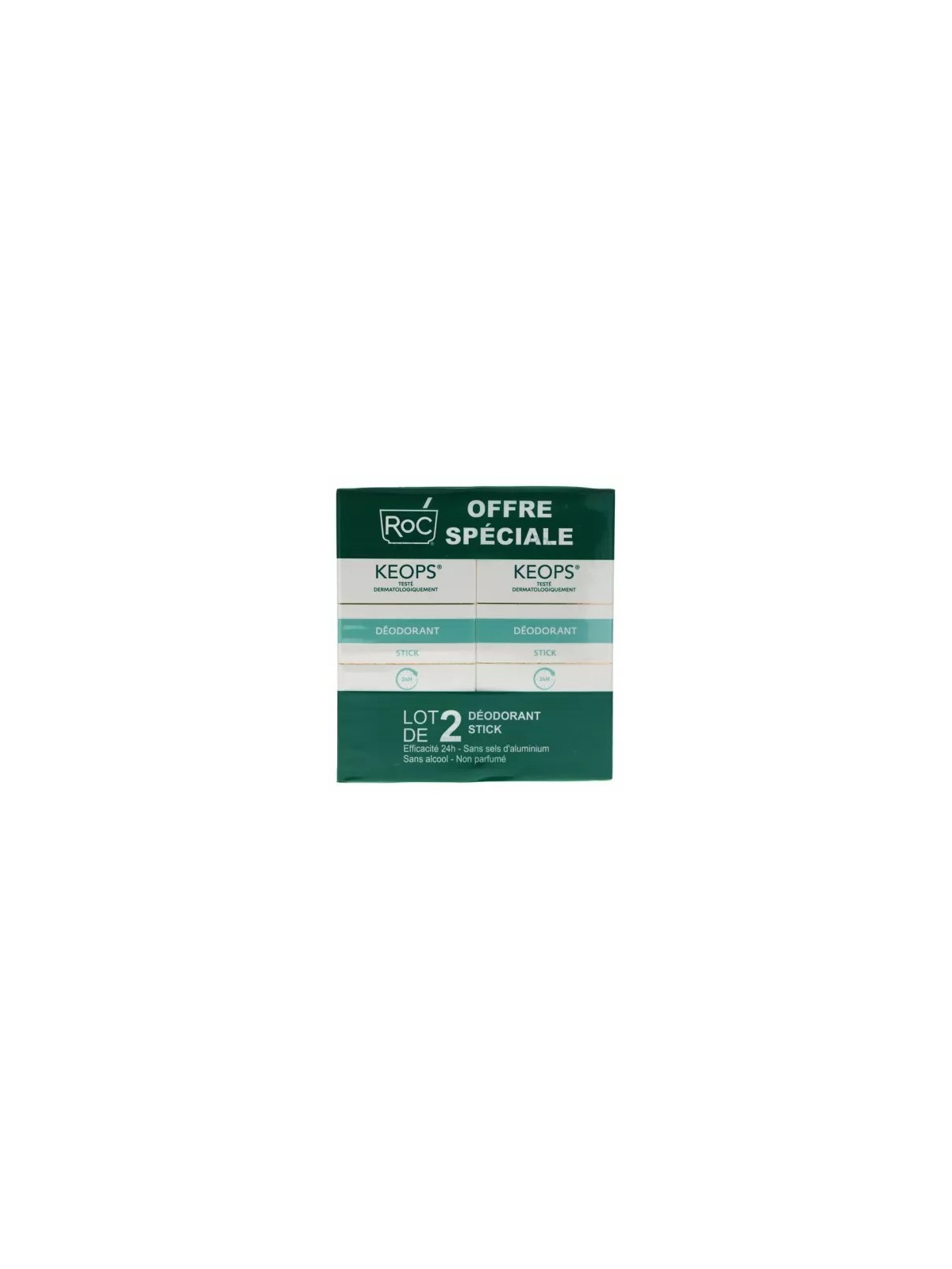 ROC Keops Déodorant Stick 2x40ML