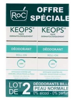 Roc Keops déodorant bille 30ml x2 | Nom de la Pharmacie en variable