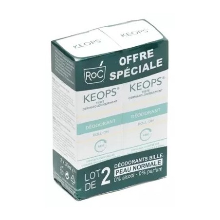 ROC Keops Déodorant Roll-On Peaux Normales 48H 30ML