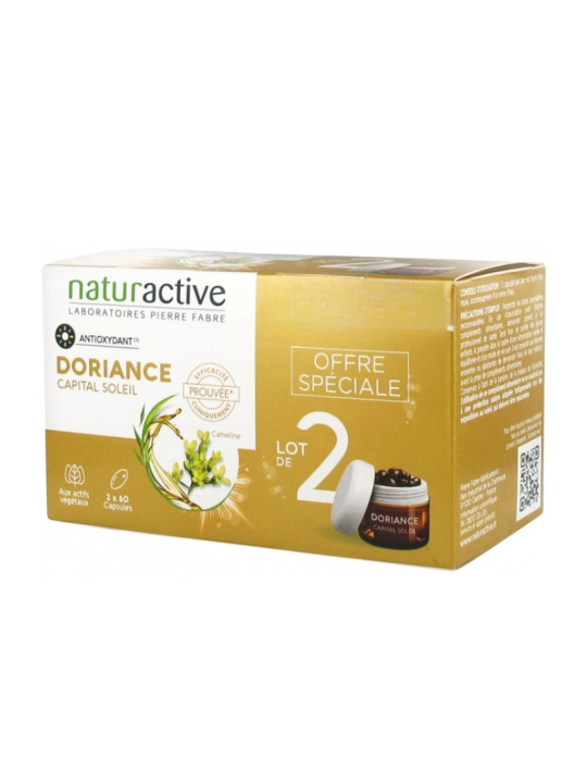NATURACTIVE Doriance Capital Soleil Capsules boite de 2x60