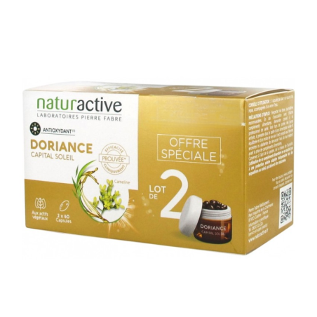 NATURACTIVE Doriance Capital Soleil Capsules boite de 2x60