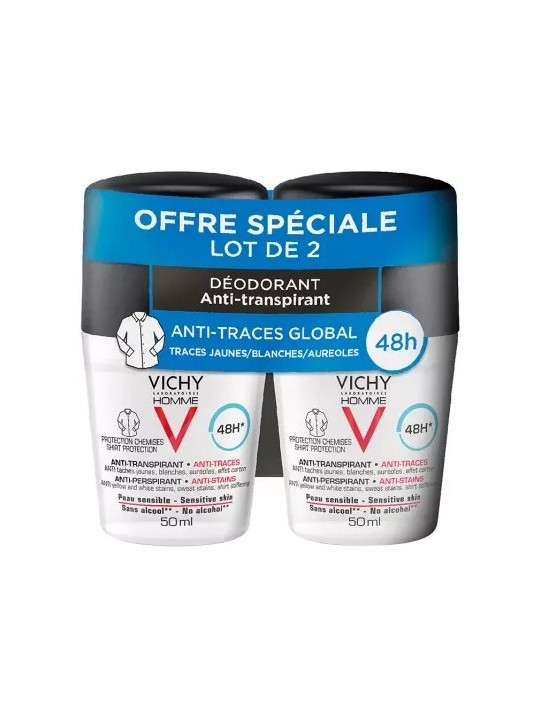 Vichy Déodorant 48H anti transpirant anti-traces 50ml