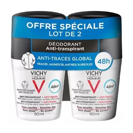 Vichy Déodorant 48H anti transpirant anti-traces 50ml