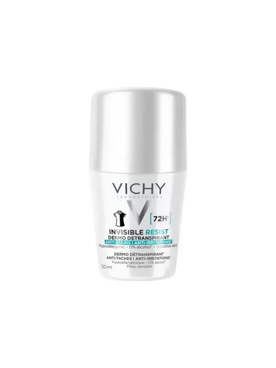 VICHY Déodorant Invisible Resist Dermo-Détranspirant 72H Roll-On 50ML