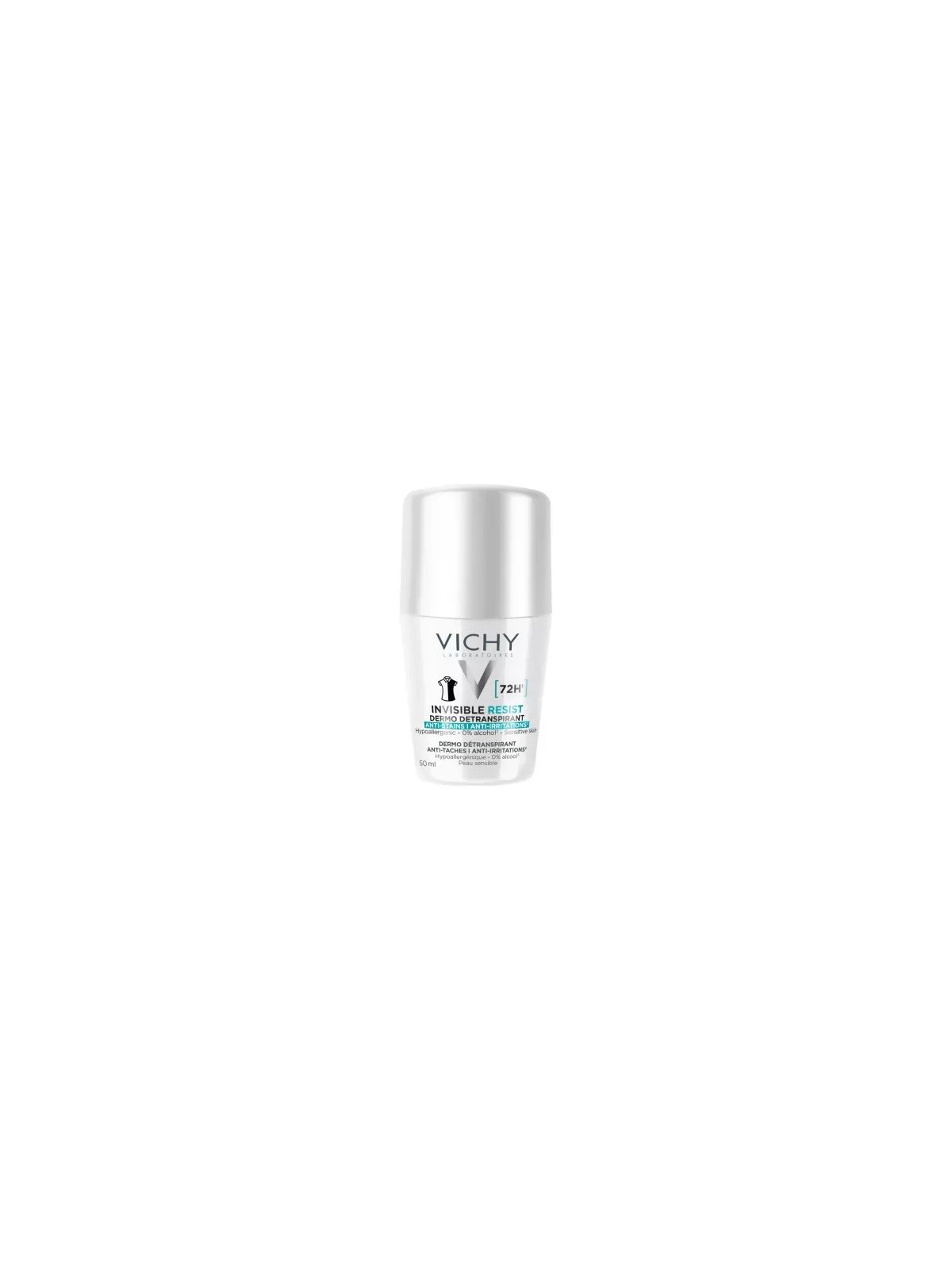 VICHY Déodorant Invisible Resist Dermo-Détranspirant 72H Roll-On 50ML
