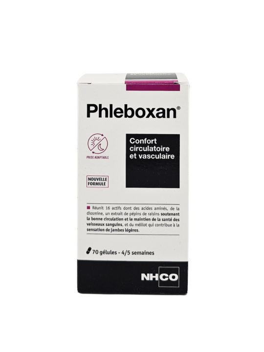 NHCO Phleboxan Confort Cirulatoire et Vasculaire Boite de 70 gélules