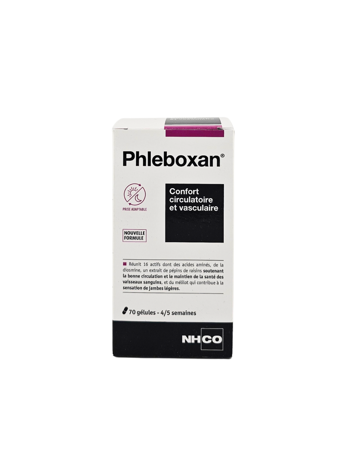NHCO Phleboxan Confort Cirulatoire et Vasculaire Boite de 70 gélules