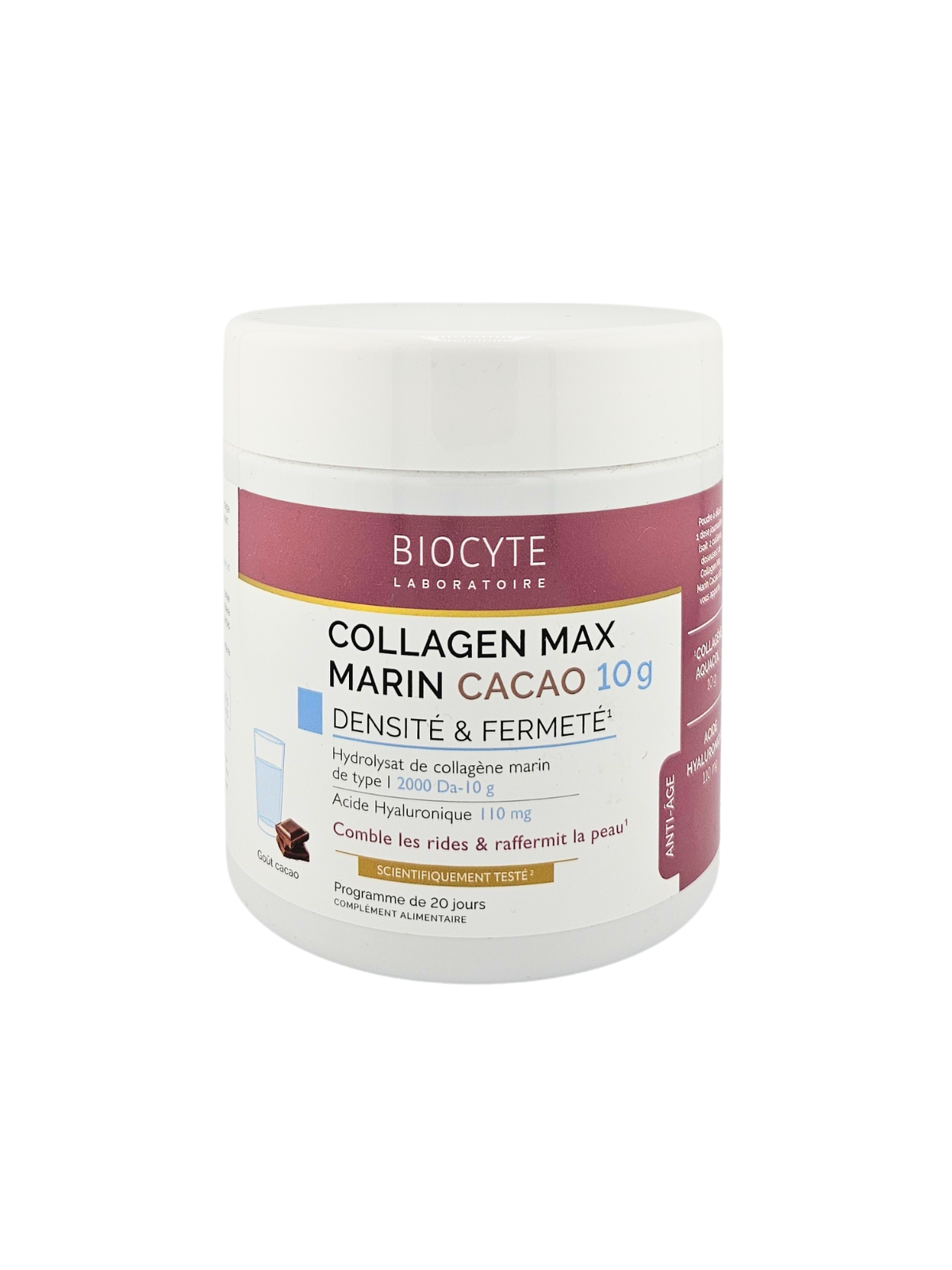 BIOCYTE Collagen Max Marin Cacao Densité & Fermeté Boite de 260g