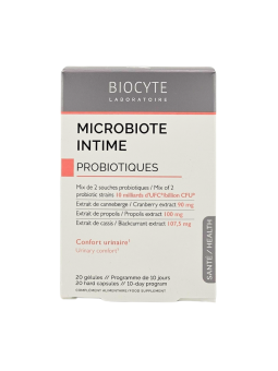 BIOCYTE Microbiote Intime Boite de 20 gélules
