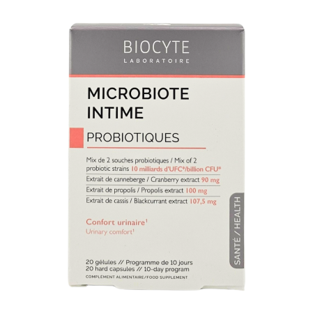 BIOCYTE Microbiote Intime Boite de 20 gélules