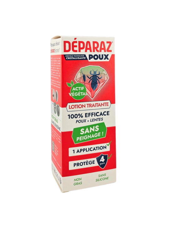 DEPARAZ PRO Lotion Anti-Poux Express Cristallise Poux + Lentes 100ML