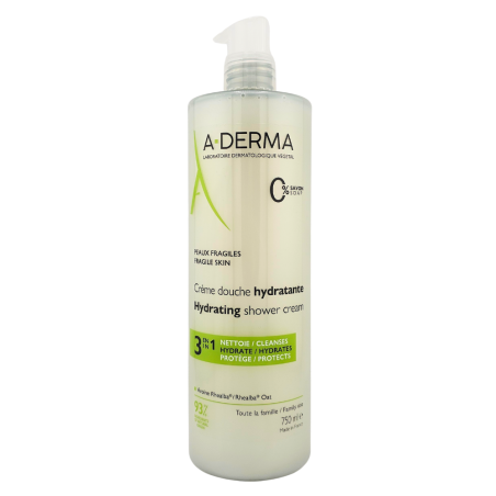 A-DERMA Crème de Douche Hydratante 750 ml