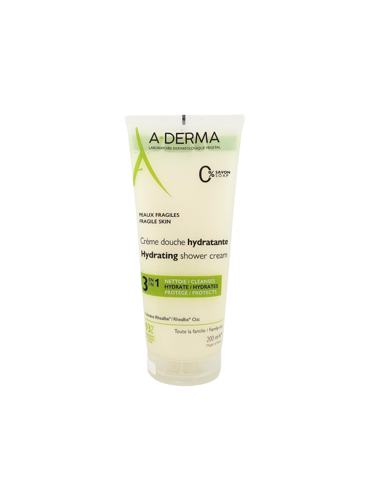 A-DERMA Crème de Douche Hydratante 200ml