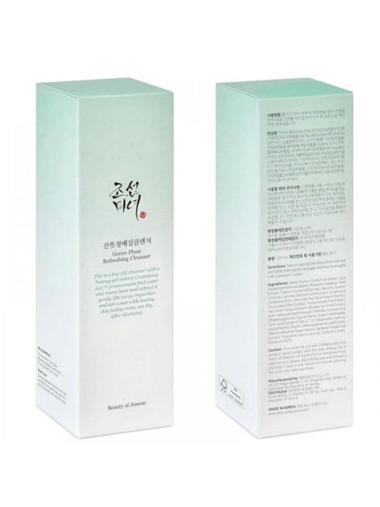 BEAUTY OF JOSEON Crème Nettoyante Fraîcheur Prune Verte 100ML