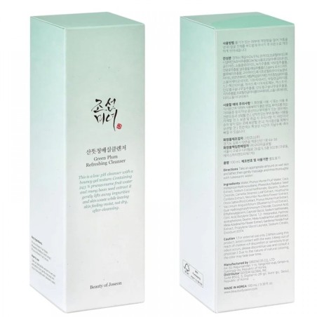 BEAUTY OF JOSEON Crème Nettoyante Fraîcheur Prune Verte 100ML