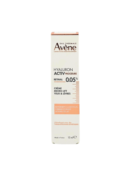 AVENE Crème Micro-Lift Yeux & Lévres Hyaluron Activ Procedure 0.05% Rétinal 15ml