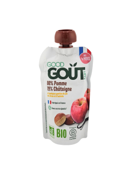 GOOD GOUT Gourde Pomme Châtaigne 120ml