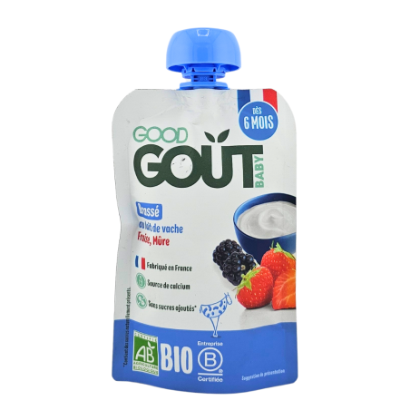GOOD GOUT Brassé Fraise Mûre 90g