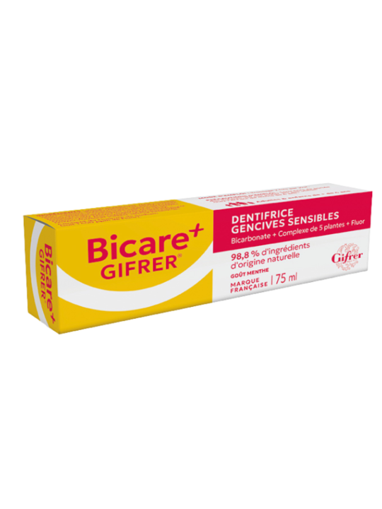 GIFRER Bicare+ Dentifrice Gencives Sensibles 75ml