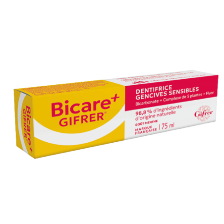 GIFRER Bicare+ Dentifrice Gencives Sensibles 75ml