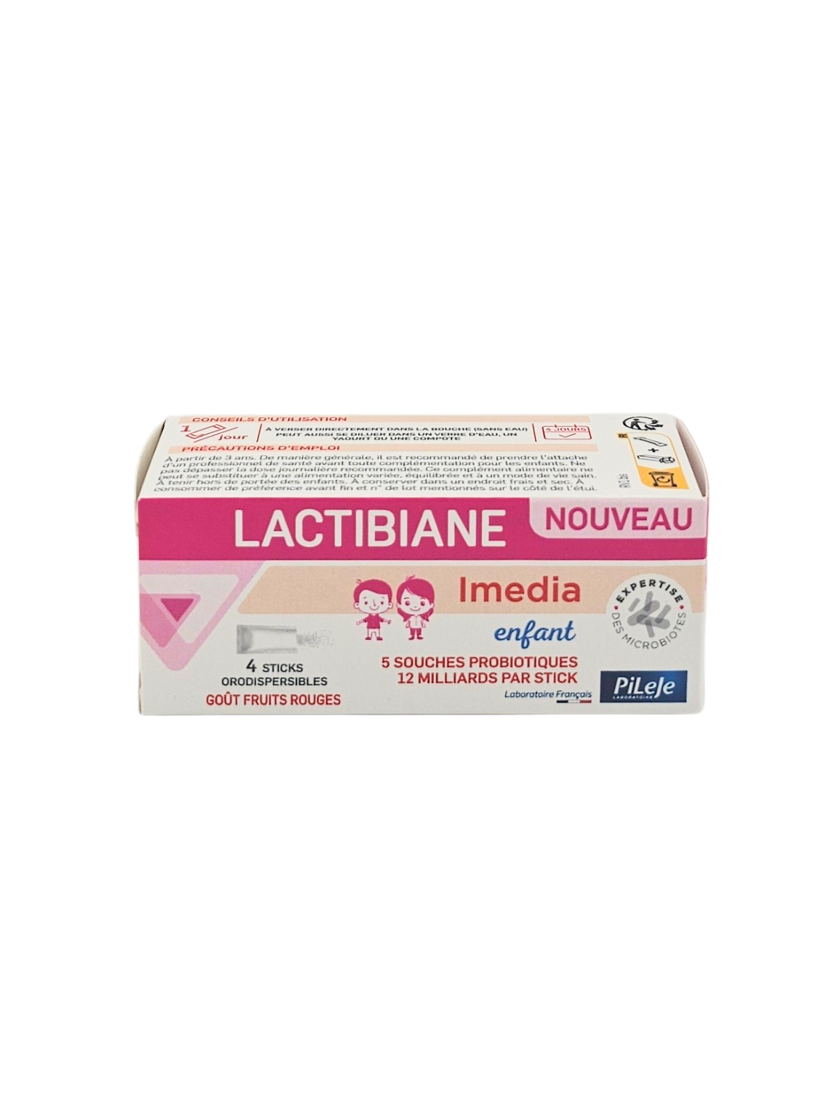 PILEJE Lactibiane Imedia Enfant Boite de 4 Sticks