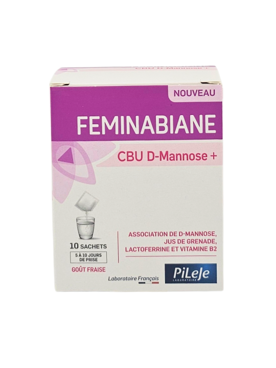 PILEJE Feminabiane CBU D-Mannose+ Boite de 10 sachets