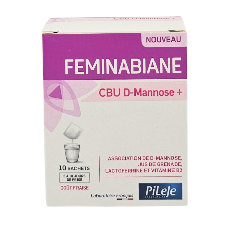 PILEJE Feminabiane CBU D-Mannose+ Boite de 10 sachets