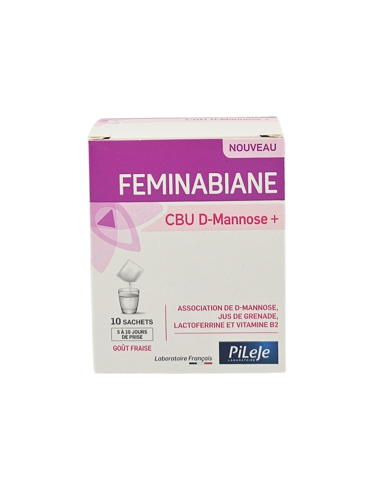 PILEJE Feminabiane CBU D-Mannose+ Boite de 10 sachets