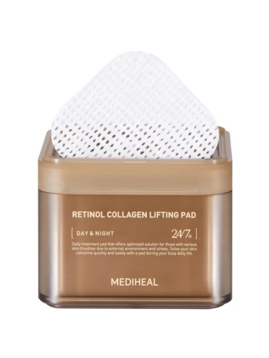 MEDIHEAL Retinol Collagen Lifting Pad boite de 100
