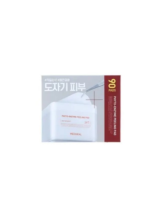 MEDIHEAL Phyto-Enzyme Peeling Pad boite de 90