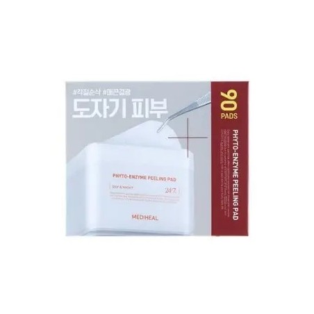 MEDIHEAL Phyto-Enzyme Peeling Pad boite de 90