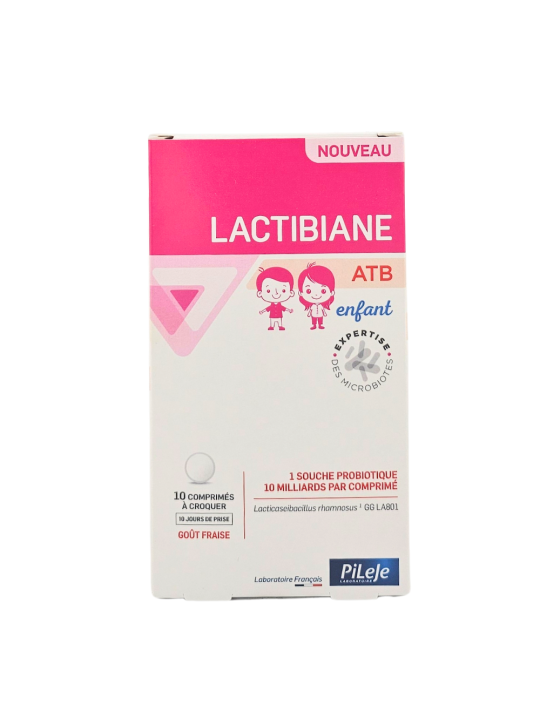 PILEJE Lactibiane ATB Enfant Boite de 10 Comprimés à Croquer